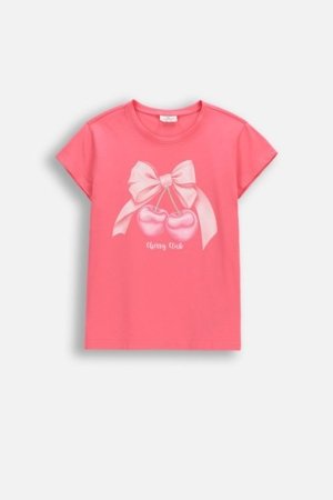 COCCODRILLO marškinėliai trumpomis rankovėmis, rožiniai, WC6143208VGA-007-146, 146 cm 