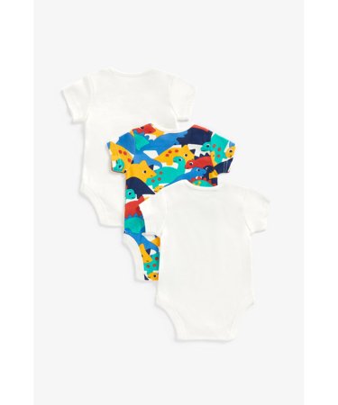 MOTHERCARE smėlinukas trumpomis rankovėmis, 3 vnt., BB398 568858