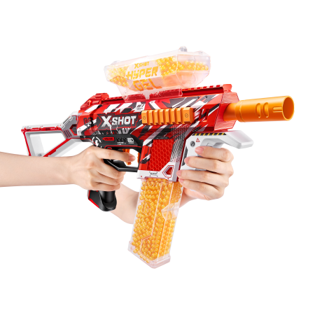 X-SHOT žaislinis šautuvas Hyper Gel, 1 serija, 10000 želinių rutuliukų, asort., 36621 