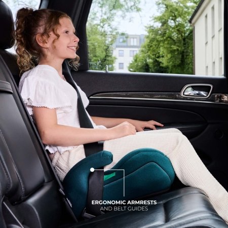 KINDERKRAFT automobilinė kėdutė I-BOOST 2, i-Size, žalia, KCIBOO02GRE0000 