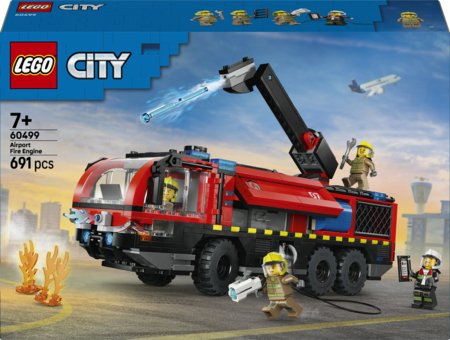 60499 LEGO® City oro uosto ugniagesių sunkvežimis 
