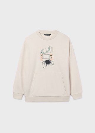 MAYORAL džemperis su gobtuvu, hemp, 6.412-59, 157  cm 