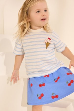 NEXT marškinėliai ir sijonas, AG9827, 80-86 