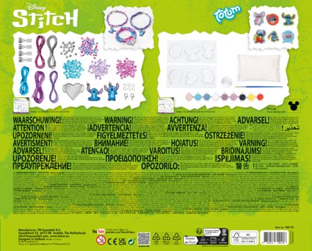 TOTUM DISNEY STITCH 2 in 1 kūrybinis rinkinys, 700178 