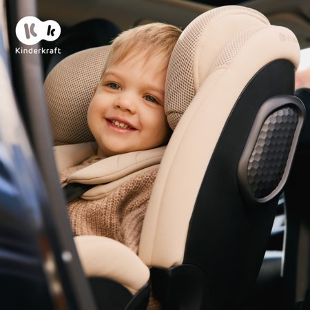 KINDENKRAFT automobilinė kėdutė 40-150 cm, XPEDITION  3 i-size, beige, KCXPED03BEG0000 