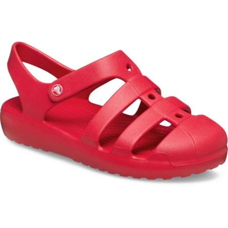 CROCS klumpės MARY JANE, raudonos, 210625-6WC, 32 dydis 