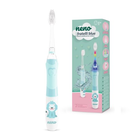 NENO elektroninis dantų šepetėlis FRATELLI, blue, 6+ metų, NEN-BAB-SC003 