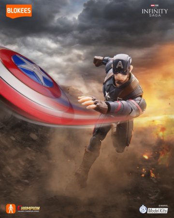 Blokees transformeris  Marvel Heros - Champion Class Captain America, 81115 