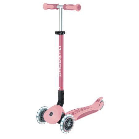 GLOBBER paspirtukas Go Up Deluxe Lights 360°,  pastelinis rožinis, 699-310 