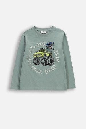 COCCODRILLO marškinėliai ilgomis rankovėmis, žali, cm 