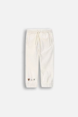 COCCODRILLO kelnės, kreminės, 