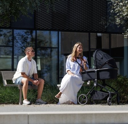 BABYTROLD universalus vežimėlis 2in1 ALEX, Night, 10-80SN 