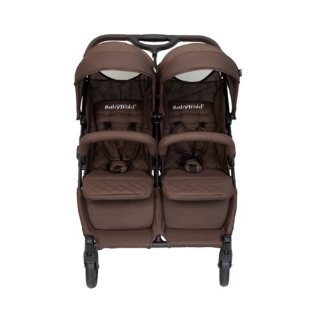BABYTROLD sportinis vežimėlis dvyniams OS2, Chocolate, 13-82BRO 