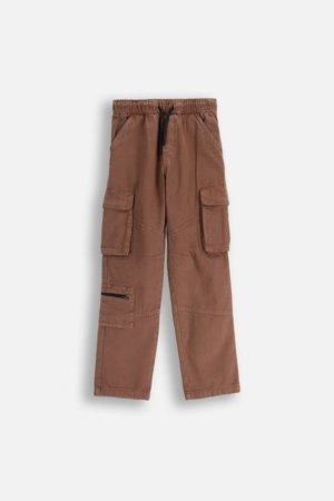 COCCODRILLO kelnės, rudos, cm 