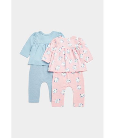 MOTHERCARE marškinėliai ilgomis rankovėmis ir tamprės, 2 vnt., EB490 622634