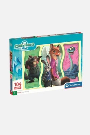 CLEMENTONI dėlionė super Zootopija 2 2025, 104 det., 25082 