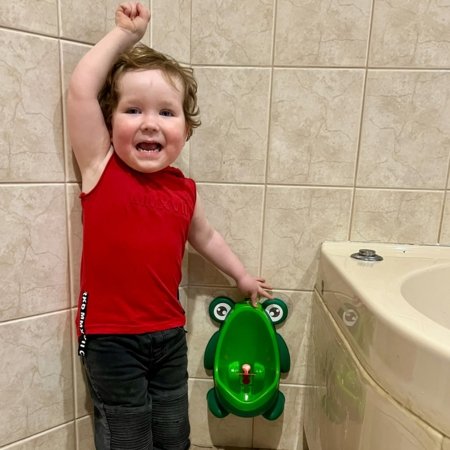 DREAMBABY pisuaras su besisukančiu taikiniu Pee-Pod, F6021 