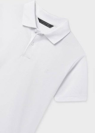 MAYORAL polo marškinėliai trumpomis rankovėmis, white, 890-72, 157  cm 