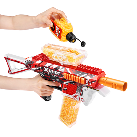 X-SHOT žaislinis šautuvas Hyper Gel, 1 serija, 10000 želinių rutuliukų, asort., 36621 