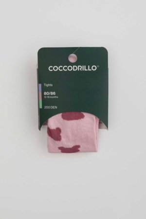 COCCODRILLO pėdkelnės TIGHT COTTON COLORFUL, rožinės, cm 