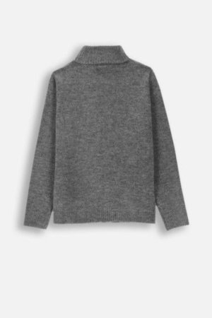 COCCODRILLO megztinis WORLD OF PIXEL BOY JUNIOR, graphite, ZC4172201WBJ-020-164, 164 cm 