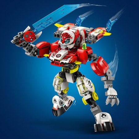 71497 LEGO® DREAMZzz™ Cooper tigras robotas ir Zero hot rod automobilis 
