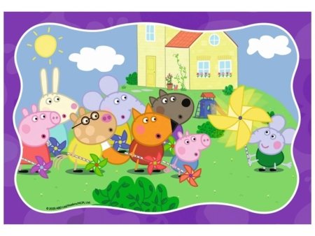RAVENSBURGER vaikiška dėlionė Peppa Pig, 2x24 det., 12004184 