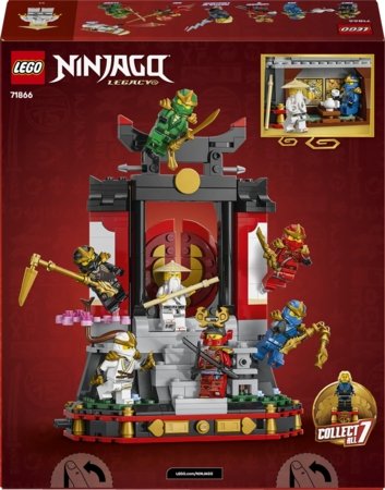 71866 LEGO® NINJAGO® 15-ųjų metinių nindzių personažų ekspozicija 