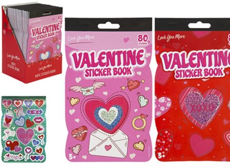 LOVE YOU MORE lipdukų knygelė asort., 737165 