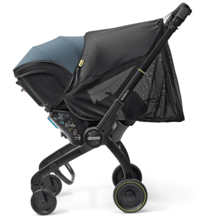 DOONA tinklelis nuo uodų ir saulės vežimėliui X 360, Black, SP324-99-001-099 