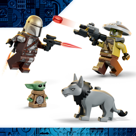 75451 LEGO® Star Wars™ Susirėmimas su Huto rūmų sargybos droidu 