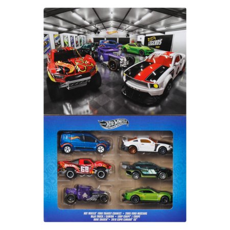 HOT WHEELS 1:64 šešių legendinių modelių rinkinys, JLB24 