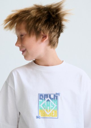 MAYORAL marškinėliai trumpomis rankovėmis, white lemo, 6.036-29, 157  cm 