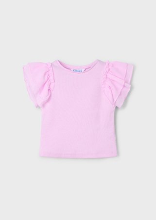 MAYORAL marškiniai trumpomis rankovėmis, mauve, 3013-25, 128 cm 