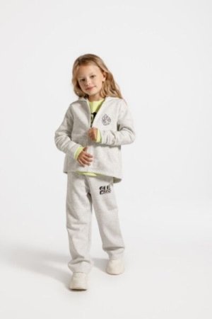 COCCODRILLO džemperis CARTOONS GIRL KIDS, pilkas, ZC4132601CGK-019-122, 122 cm 
