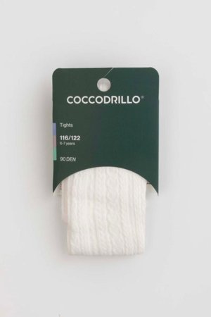 COCCODRILLO pėdkelnės TIGHT MICROFIBRE COLORFUL, kreminės, ZC5380313TMC-003-068, 68/74 cm 