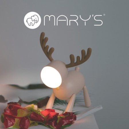 MARY'S LED naktinė lemputė DEER, Beige, MW20536 