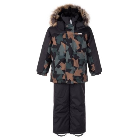 LENNE žieminis lauko komplektas (kelnės ir striukė) SHAY, žalias, 24340-3308, 134 cm 