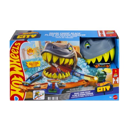HOT WHEELS City rinkinys – Ryklio paplūdimio trasa, JHL96 