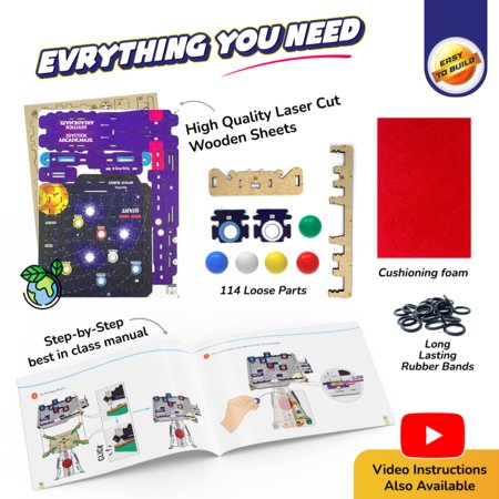 SMARTIVITY konstruktorius - žaidimas Joystick Arcade Maze, SMRT1241 