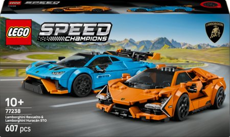 77238 LEGO® Speed Champions Lamborghini Revuelto ir Huracán STO 