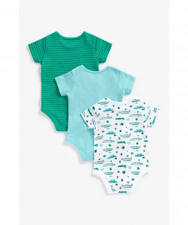 MOTHERCARE smėlinukas trumpomis rankovėmis, 3 vnt., BB415 569103