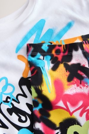 NEXT marškinėliai trumpomis rankovėmis ir tamprės, AK8604 134 