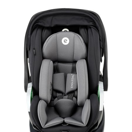 ENGLEDAL automobilinė kėdutė SAGA I-SIZE su baze, 40-87 cm., Black grey, 25-06SAG-BG 