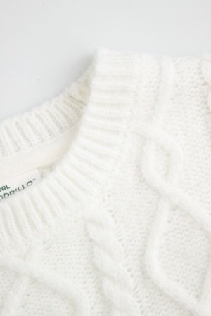 COCCODRILLO megztinis, kreminis, ZC5172801WGJ-003-140, 140 cm 