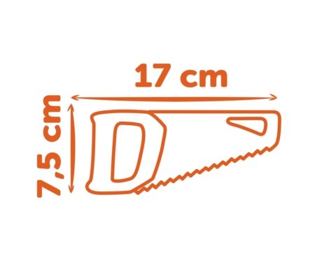 SMOBY BLACK & DECKER meistro įrankių dėžė, 6 įrankiai, 7600360940 