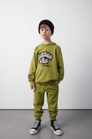 COCCODRILLO džemperis SPORTS BOY KIDS, žalias, ZC5132301SBK-012-104, 104 cm 