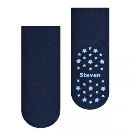 STEVEN Kojinės ABS Navy Blue 164-006 23-25 164-006