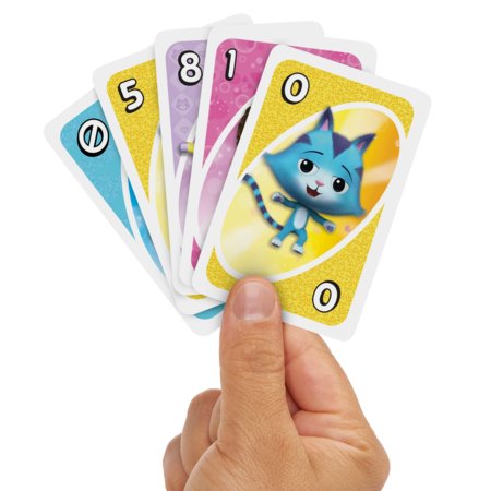 MATTEL GAMES UNO Junior kortų žaidimas Gabby’s Dollhouse, JLH17 