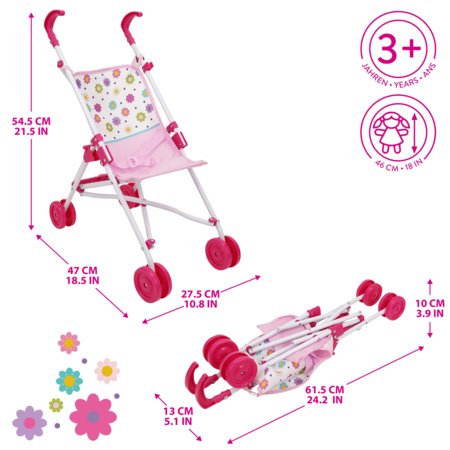 509 Crew Spring Pink lėlės aksesuarų žaidimų rinkinys, 21 vnt, T818034 